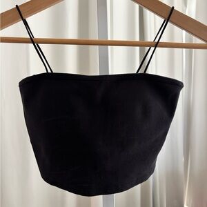 ALO Yoga Black Bustier Camisole Top